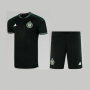 2023-24 Celtic Kids Away Soccer Kits Shirt With Shorts