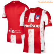 2021-22 Atletico Madrid Home Soccer Jersey Shirt