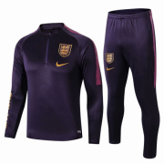 2019 England Purple Training Suits (Sweatshirt+Pants)