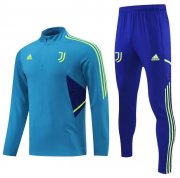 2022-23 Juventus Blue Training Kits Sweatshirt with Pants
