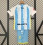 Kids Malaga 2024-25 Home Soccer Kits Shirt With Shorts