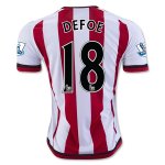 2015-16 Sunderland DEFOE #18 Home Soccer Jersey
