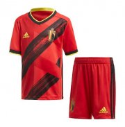 Kids Belgium 2020 EURO Home Soccer Kit (Jersey + Shorts)