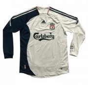 2006-07 Liverpool Retro Long Sleeve Away Soccer Jersey Shirt