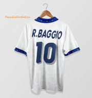 1994 Italy Retro Away Soccer Jersey Shirt R.BAGGIO #10