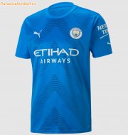 2022-23 Manchester City Blue Goalkeeper Soccer Jersey Shirt