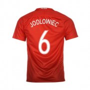 2016 Poland Jodlowiec 6 Away Soccer Jersey