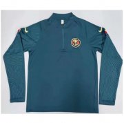 2020-21 Club America Green Training Kits Sweatshirt With Pants