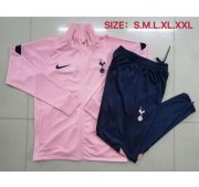 2020-21 Tottenham Hotspur Pink Jacket Training Kits with Trousers