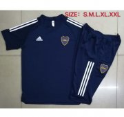 2020-21 Boca Junior Navy Training Kits Capri Pants with Shirt
