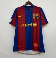 2007-08 Barcelona Retro Home Soccer Jersey Shirt