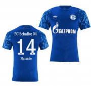 2019-20 Schalke 04 Home Soccer Jersey Shirt Rabbi Matondo #14