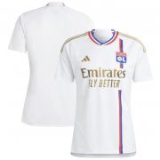 2023-24 Olympique Lyonnais Home Soccer Jersey Shirt