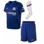 Kids Chelsea 2019-20 Home Soccer Jersey Full Kit (Shirt + Shorts + Socks)