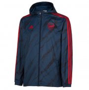 2021-22 Arsenal Dark Blue Windbreaker Hoodie Jacket
