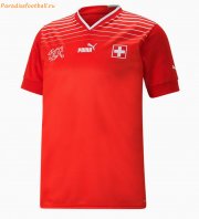 2022 World Cup Switzerland Home Soccer Jersey Shirt