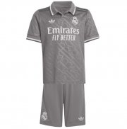 2024-25 Real Madrid Third Kids Soccer Kits Shirt With Shorts
