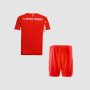 2025-26 Bayern Munich Home Kids Soccer Kits Shirt With Shorts