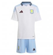 Kids Aston Villa FC 2024-25 Away Soccer Kits Shirt With Shorts