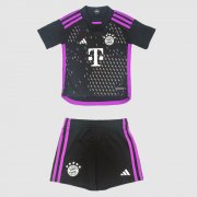 2023-24 Bayern Munich Kids Away Soccer Kits Shirt With Shorts