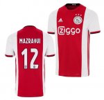 2019-20 Ajax Home Soccer Jersey Shirt Noussair Mazraoui 12
