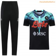 2021-22 Napoli Blue Training Kits Shirt with Pants