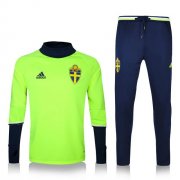 2016-17 Sweden Green Tracksuit