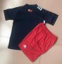 Kids New England Revolution 2020-21 Home Soccer Shirt With Shorts