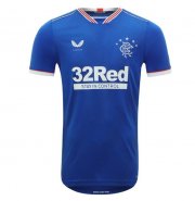2020-21 Glasgow Rangers Home Soccer Jersey Shirt