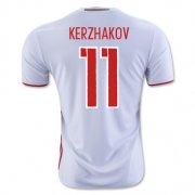 2016 Russia Dzagoev 11 Away Soccer Jersey