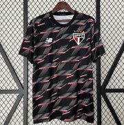 2024-25 Sao Paulo Black Pre-Match Training Shirt