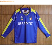 1995-96 Juventus Retro Long Sleeve Third Away Soccer Jersey Shirt