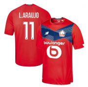 2020-21 LOSC Lille Home Soccer Jersey Shirt L.ARAUJO #11