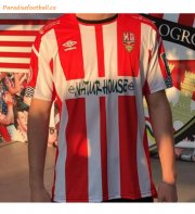 2021-22 Unión Deportiva Logroñés Home Soccer Jersey Shirt