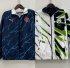 2023-24 Manchester City Navy White Reversible Trench Coat Jacket