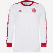 Bayern Munich Retro White Long Sleeve Soccer Jersey Shirt
