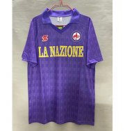 1989-90 Fiorentina Retro Home Soccer Jersey Shirt