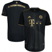 2021-22 Bayern Munich Away Black Soccer Jersey Shirt Player Version