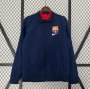 2023-24 Barcelona Blue Red Reversible Trench Coat Jacket