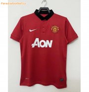 2013-14 Manchester United Retro Home Soccer Jersey Shirt