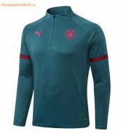 2021-22 Manchester City Green Training Sweatshirt