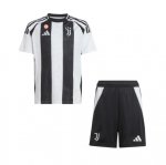 2024-25 Juventus Kids Home Soccer Kits Shirt With Shorts