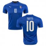2016 Italy Totti Home Soccer Jersey