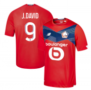 2020-21 LOSC Lille Home Soccer Jersey Shirt J.DAVID #9