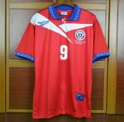 1998 Chile Retro Home Soccer Jersey Shirt ZAMORANO #9