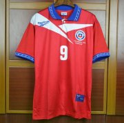 1998 Chile Retro Home Soccer Jersey Shirt ZAMORANO #9