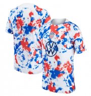 2022 FIFA World Cup USA Blue Red Training Shirt