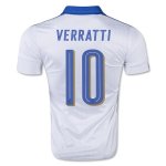 2015-16 Italy VERRATTI 10 Away Soccer Jersey