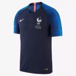 2018 World Cup France Home Player Version Soccer Jersey