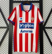 2001-02 Sporting Gijon Retro Home Soccer Jersey Shirt